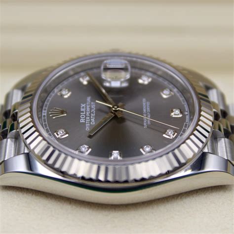 rolex datejust grau|Rolex Datejust 2021.